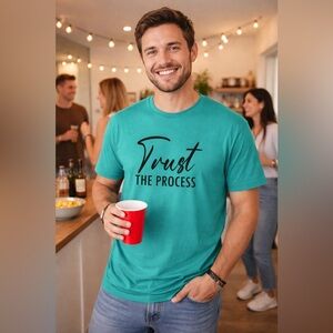 Custom Design Graphic T-Shirt "Trust The Process”-Unisex
